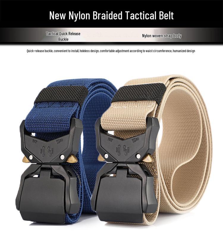 Мужской эластичный тактический пояс для улицы с возможностью нанесения логотипа на заказ