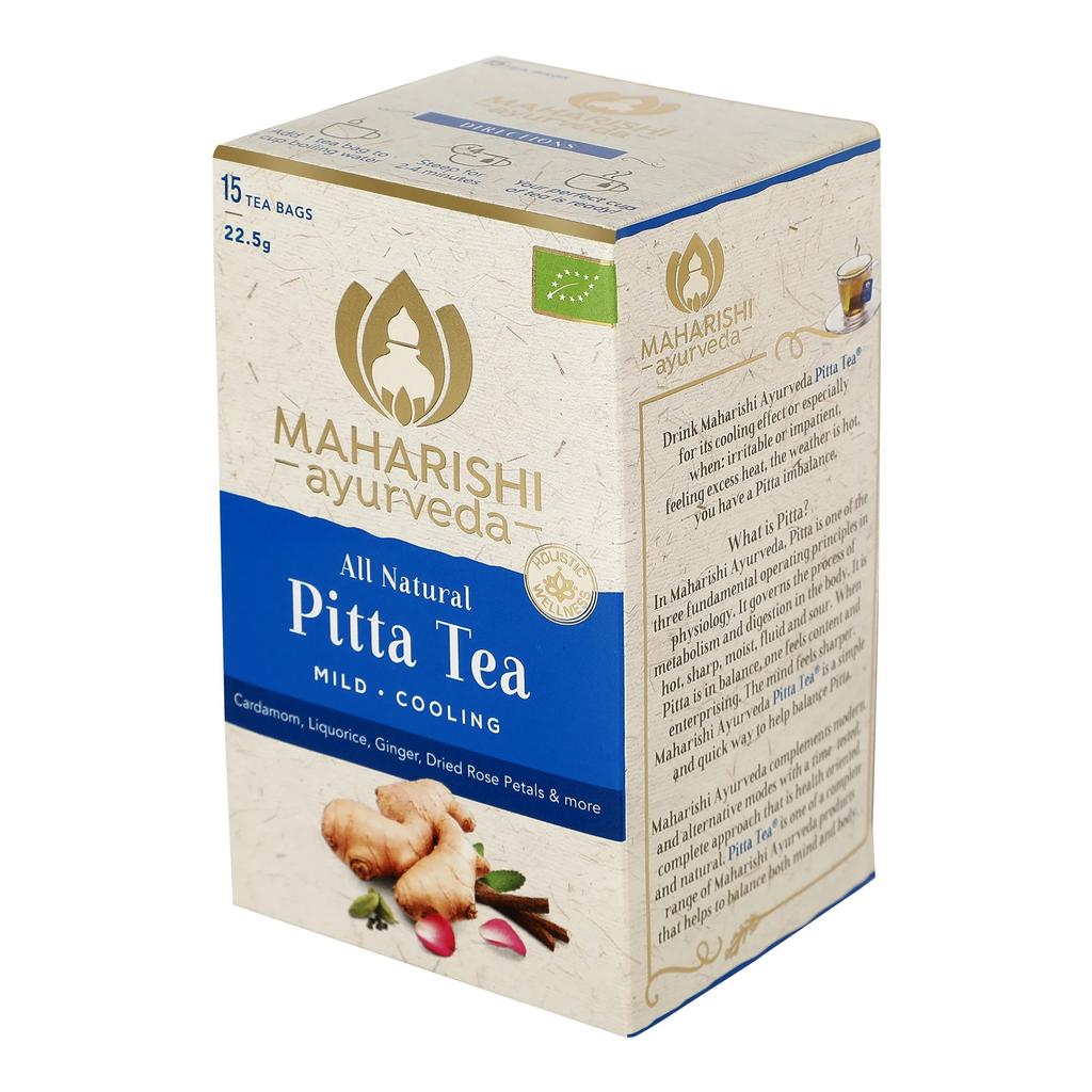 Pitta Tea (15 Pak, 1.5 G), Organic Pitta Tea Maharishi Ayurveda