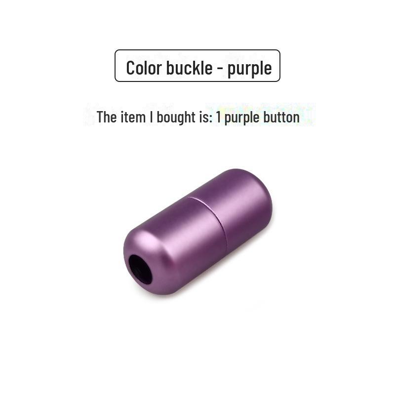 Алюминиевая пряжка для шнурков Capsule - металлический аксессуар для обуви No-Tie