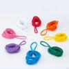 96 Pieces Loom Potholder Loops Elastic Hand Weaving Craft Acrylic Material DIY Knitting Tool