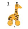 BRIO Pull Toy Giraffe 30200, for ages 1 and up. [Toy, Wooden Toy, Gift (Birthday/Christmas)]