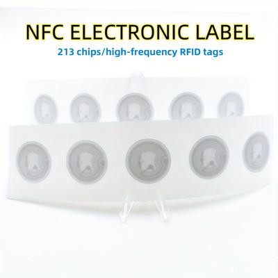 10/20 шт. Наклейки с NFC-метками Ntag213/215 Перезаписываемые Программируемые 144/504 байт памяти Без батареи для всех смартфонов с NFC Аксессуар