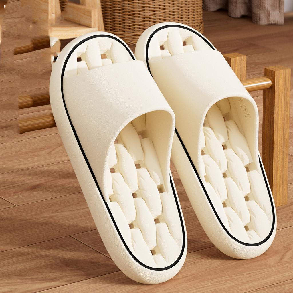 Массажные нескользящие тапочки Stepping Shit Feeling Slippers EVA нескользящие антизапаховые