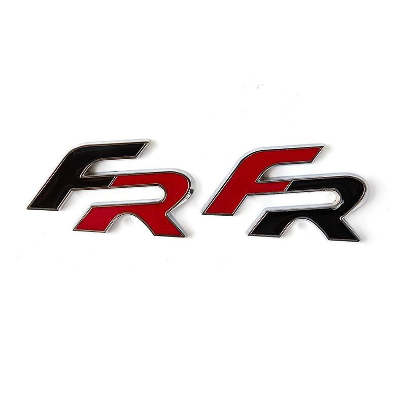 3D Fr передняя решетка автомобиля из цинкового сплава, значок, эмблема для аксессуаров для кузова автомобиля, значок автомобиля