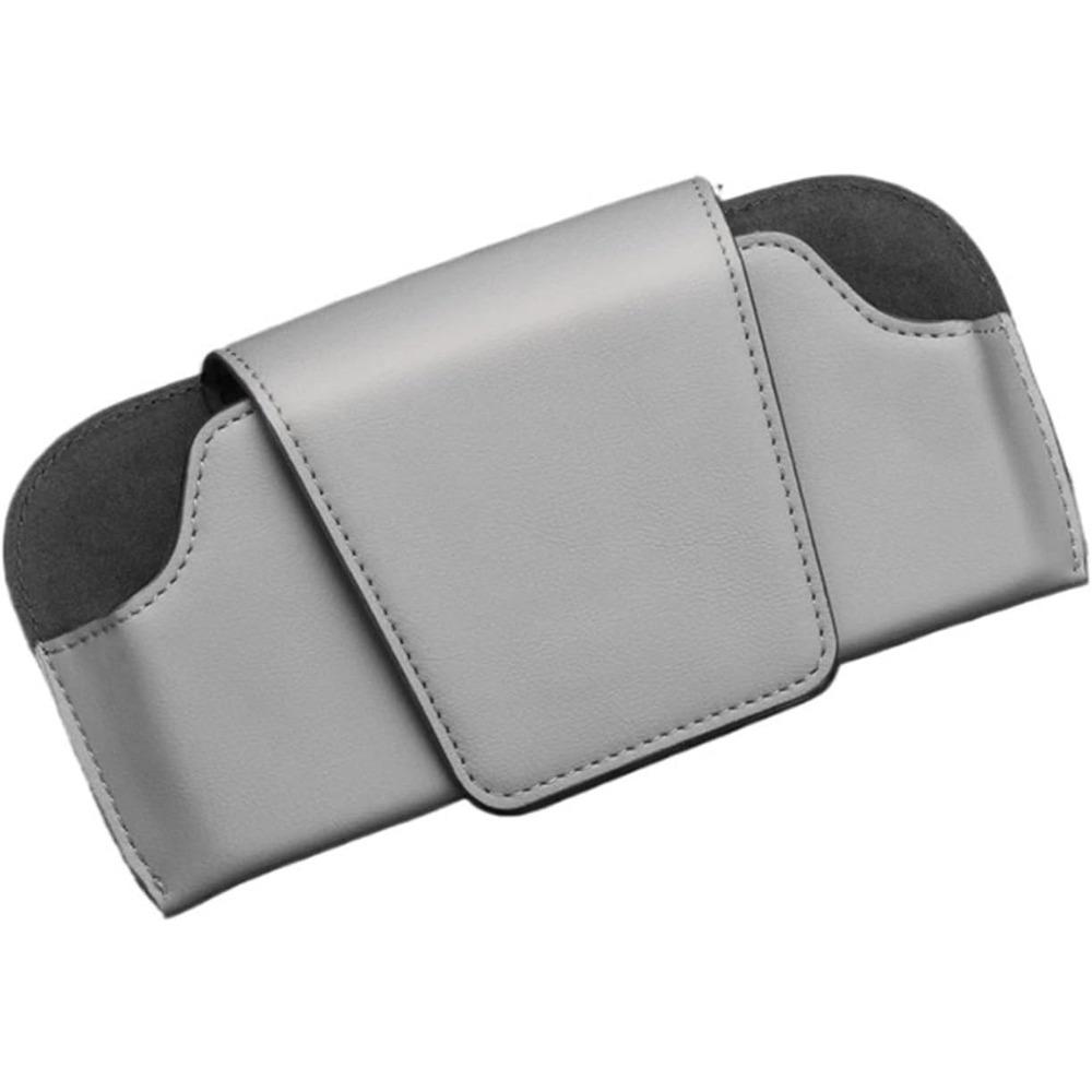 Солнцезащитный козырек для очков, износостойкий кожаный защитный футляр для солнцезащитных очков, автомобильный футляр для хранения очков