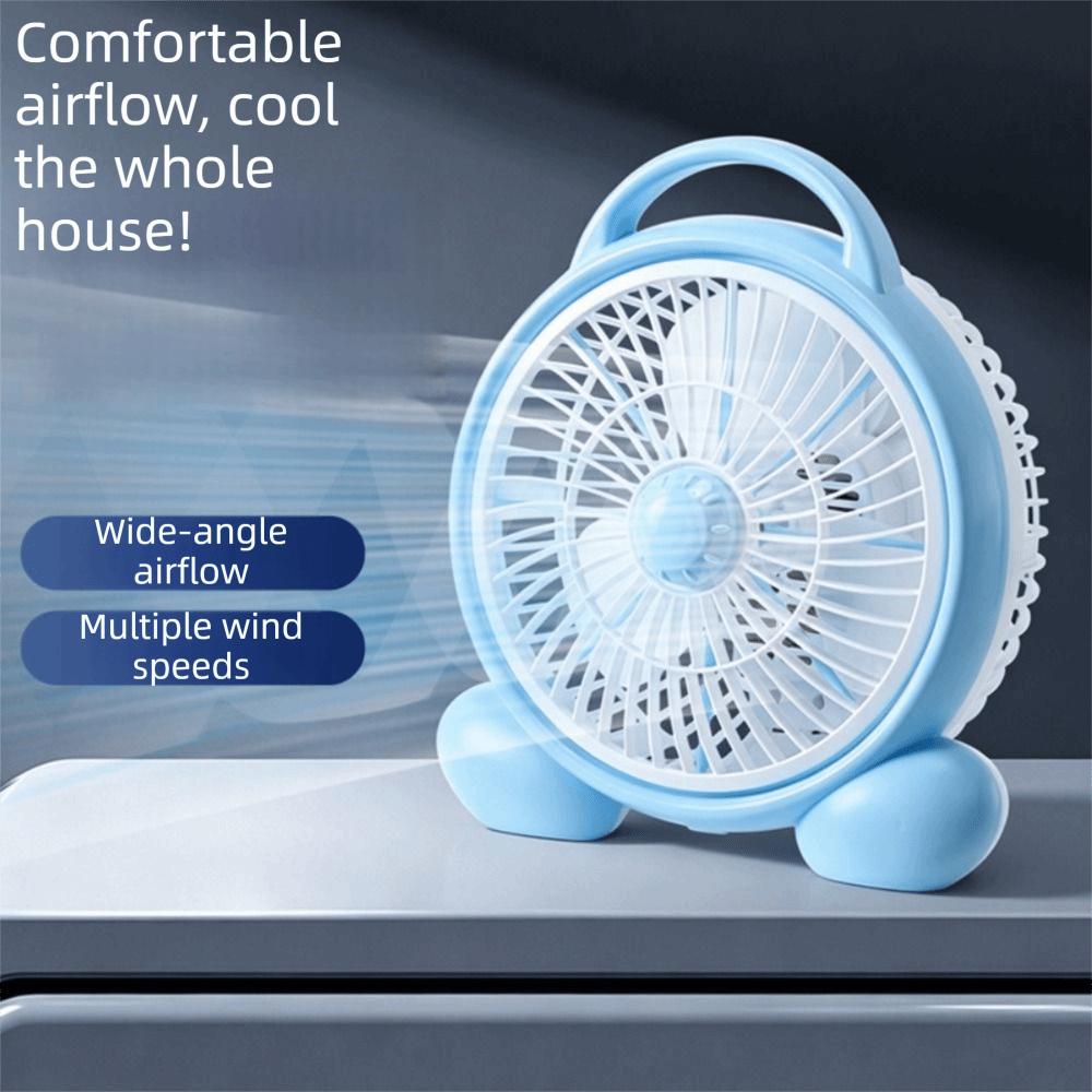 Rechargeable Power Supply USB Rechargeable Mini Desk Fan Quiet Personal Cooling Fan Office