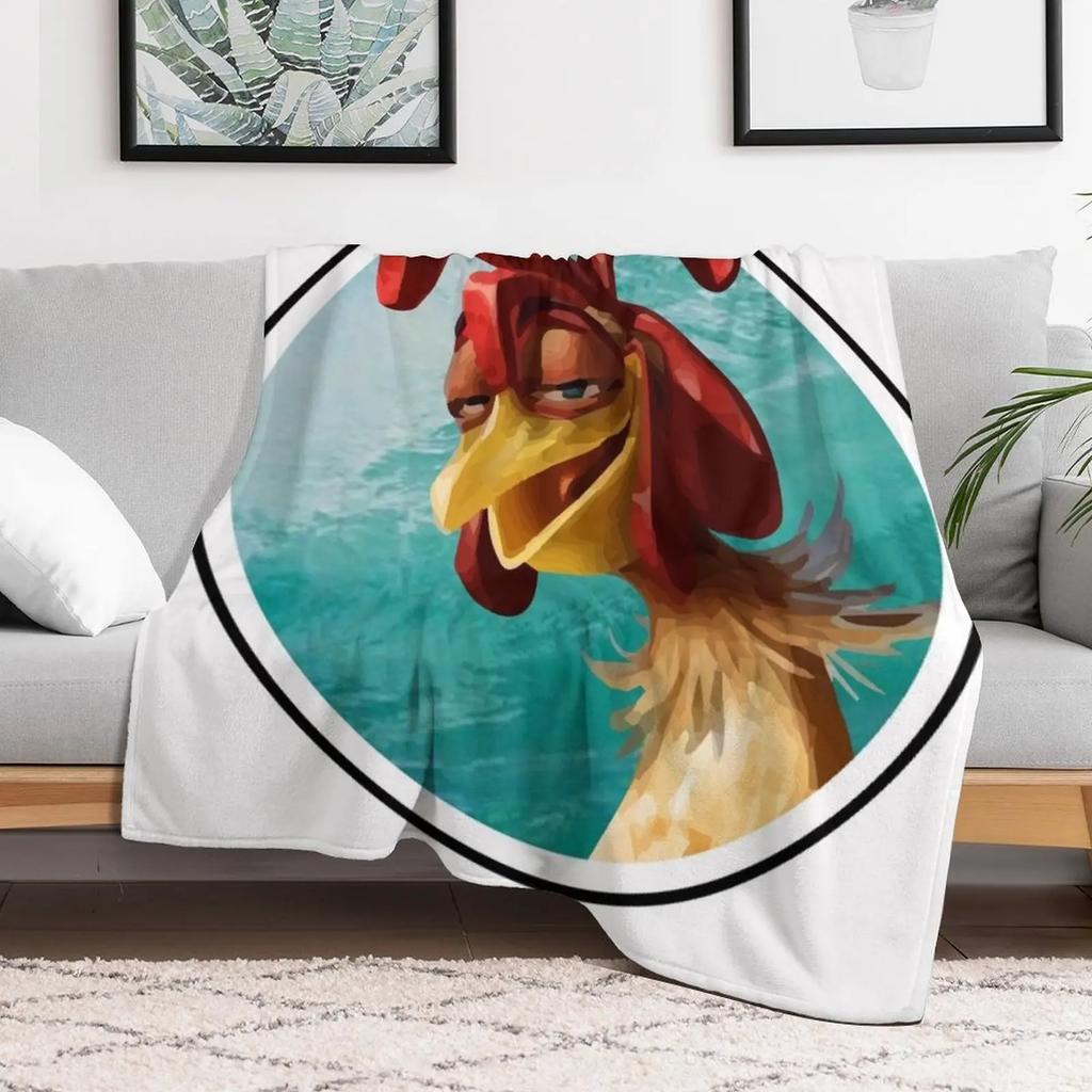 chicken joe surfs up sweet surf Throw Blanket Warm Cozy Throw Blanket for Living Room Couch