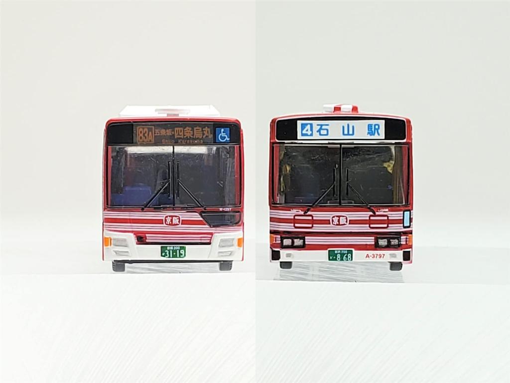 Коллекция автобусов Коллекция автобусов Keihan Bus 100th Anniversary Route Car Набор из 2 штук Диорама Принадлежности