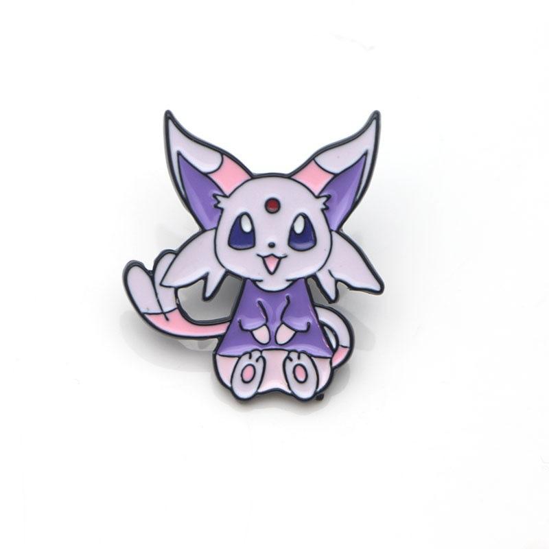 Anime Games Sylveon Pikachu Enamel Pins Collect Kawaii Spirit Metal Cartoon Brooch Backpack Hat Bag Collar Lapel Badges