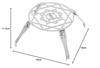 Takibism Ishinomaki for JIKABI Fire Pit Trivet, TAKIBISM GOTOKU ISHINOMAKI for JIKABI, Foldable and Compact, Made in Japan, Ideal for Camping, BBQs, a