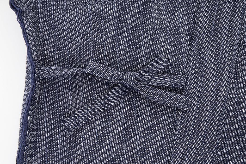 Sashiko Jinbei и крашение, все сделано в Японии Hishiori Sashiko Navy Blue 6007NV M [Edoten] Нитки, швейные, мужские