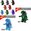 Высококачественный Pg8090 Сторонний конструктор Годзиллы 8 цветов Детская сборочная игрушка