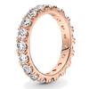 Аутентичное кольцо из стерлингового серебра 925 пробы Rose Row Eternity Ring с кристаллом для женщин, модные украшения