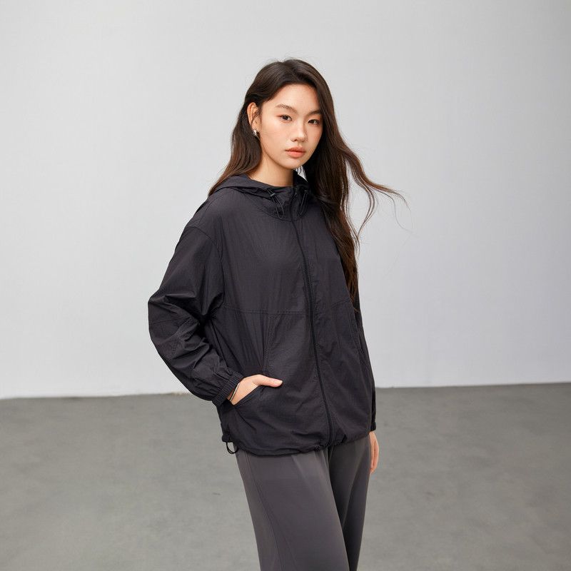 [Outdoor Wear] Lightweight and Breathable Hooded Sun Protection Jacket, Xianlixiu Plus-Size Women's Clothing for Fat Girls, 2026 Summer New Style