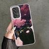 Милый котенок Мультяшный противоударный чехол для телефона Samsung A17 A16 A15 A14 A37 A57 A36 A56 A26 A35 A55 A25 A34 A54 A24 A13 A23 A3