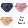 3PCS/Set Seamless Silk Women's Panties Briefs Women Underwear Female Underpants Comfortable Silk Panty Sexy Woman Lingerie M-XL