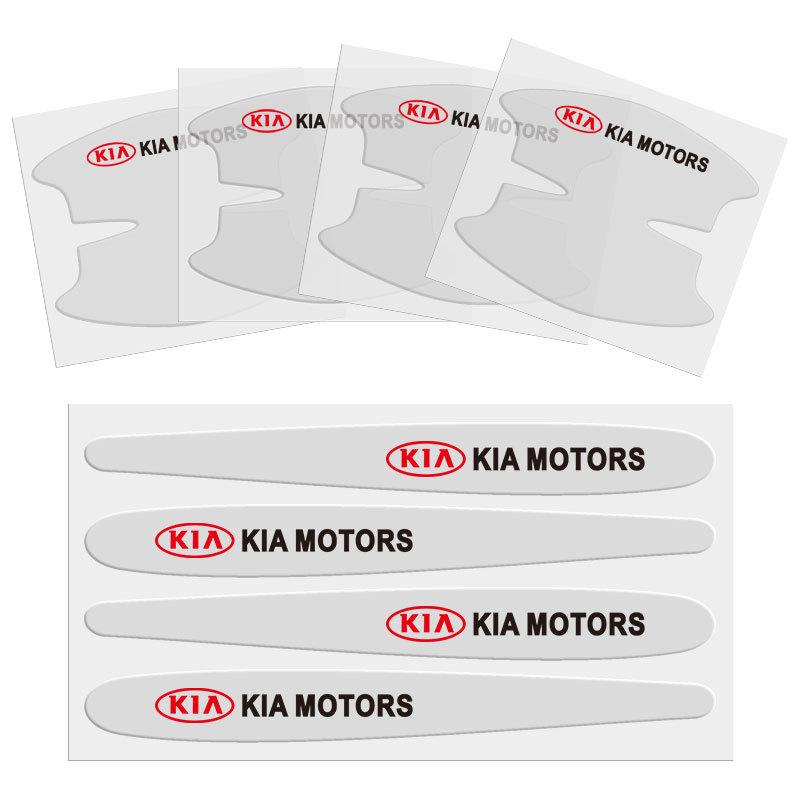 Для KIA Sportage Rio Ceed Picanto K5 K9 Sorento Прозрачная наклейка-чаша на ручку двери автомобиля Противоударная полоса авто Аксессуары