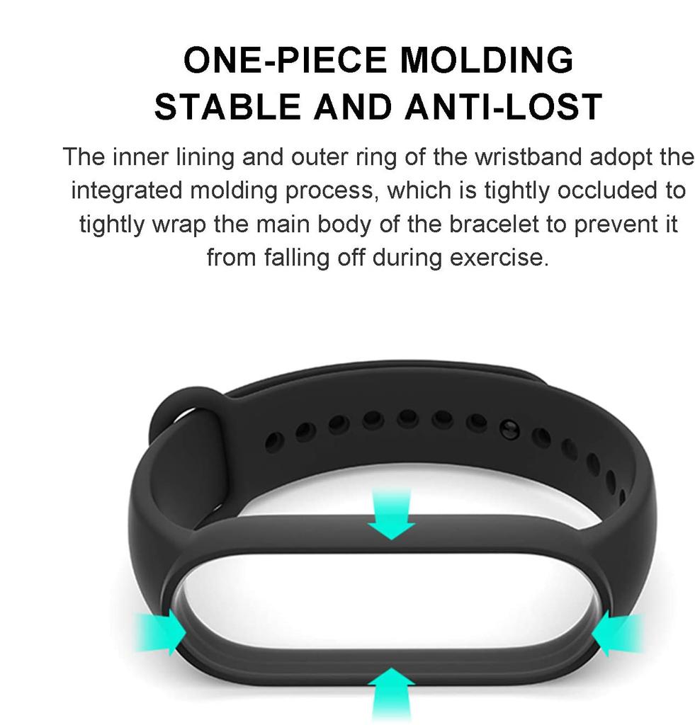 Ремешок для Xiaomi Mi Band 6 7 браслета Спортивный силиконовый ремешок для часов Miband band6 band4 correa Для Xiaomi mi band 3 4 5 7 ремешки