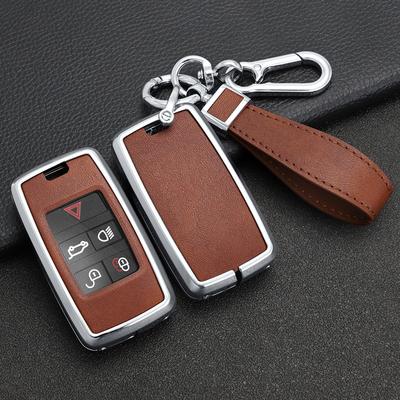 Чехол для ключей из кожаного сплава, защитный чехол для Land Rover Range Rover Discovery 5 Sport для JAGUAR XE XF XJ F PACE, брелок