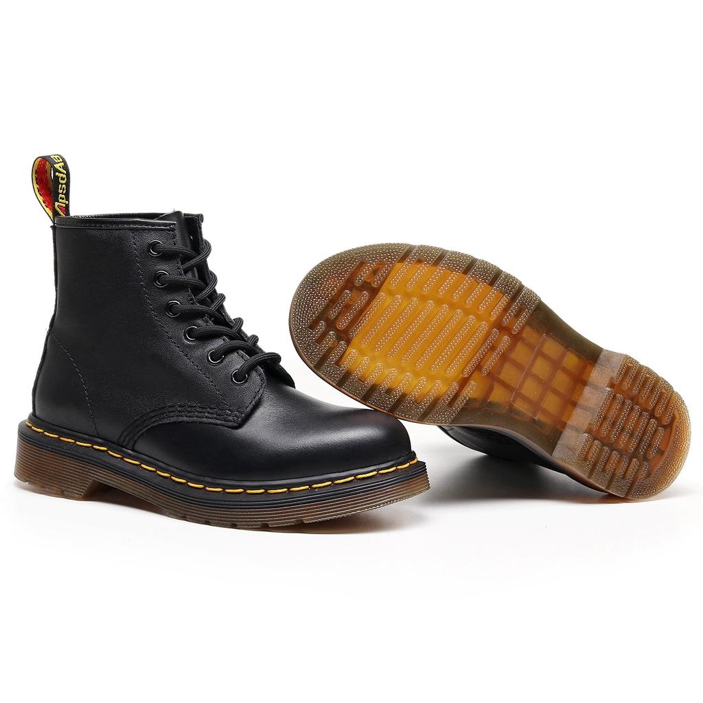 Универсальные 1460 ботинки-локомотив женские 6-дырочные британские парные 101 короткие ботинки мужские и женские ботинки натуральная мягкая кожа круглые ботинки-сумка