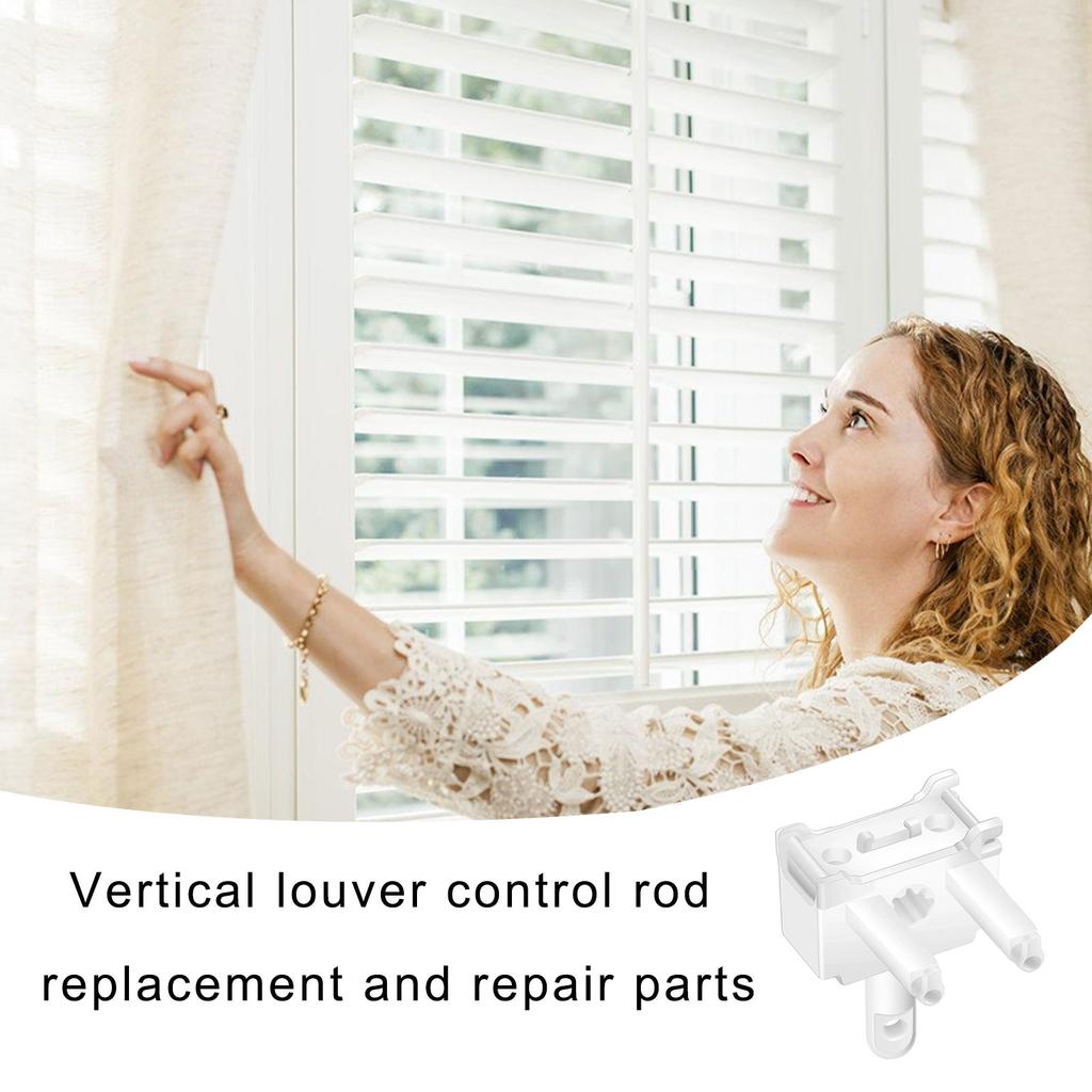 Запасные части для управления вертикальными жалюзи, белые, простые в установке, стержни управления для дома и офиса, 6/8/10 шт.