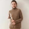 Cashmere Women's High Neck Thick Pullover: Slimming Loose Fit, Solid Color - Autumn/Winter 2026 Collection