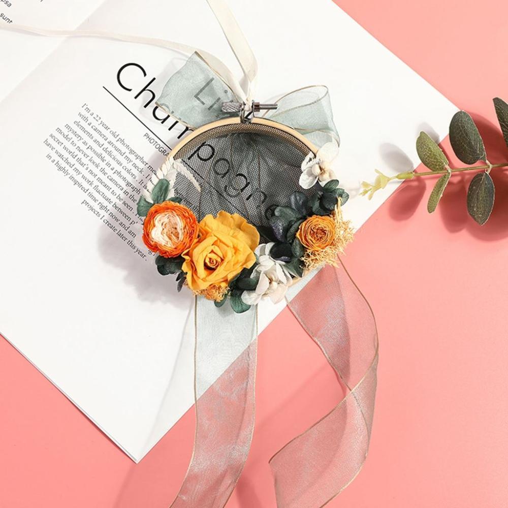 Ручная работа Бамбуковый материал Сделай сам Пяльцы для вышивания Набор для вышивания Швейные инструменты Аксессуары для вышивания крестом