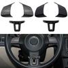 Для Volkswagen VW Golf 6 Jetta Polo Touran Bora Caddy Eos Декоративная наклейка-чехол на руль Аксессуары для интерьера
