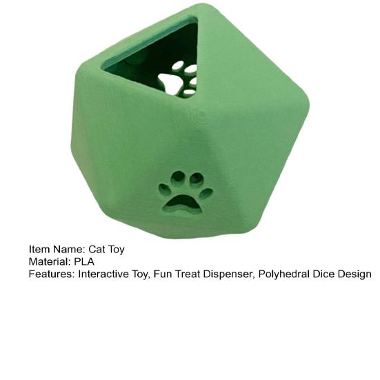 Игрушка-дозатор лакомств для кошек, кубики, интерактивная кормушка, многогранные кубики, забавный дозатор лакомств, кошачья головоломка