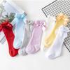 Новые весенне-летние детские гольфы из дышащей сетки, коровьи чулки, носки для новорожденных, малышей, От 0 до 2 лет
