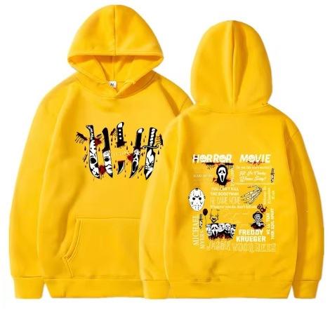 Independent Station Printed Pullover Screaming Horror Movies, Halloween, Printed Ebay Sweater