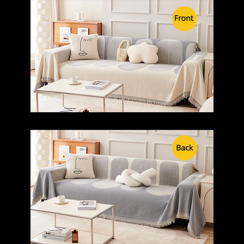 Чехол для дивана из двухстороннего шенилла, чехол для дивана All Seasons, полотенце для дивана, чехол для дивана в гостиной, чехол для дивана с защитой от царапин от кошек