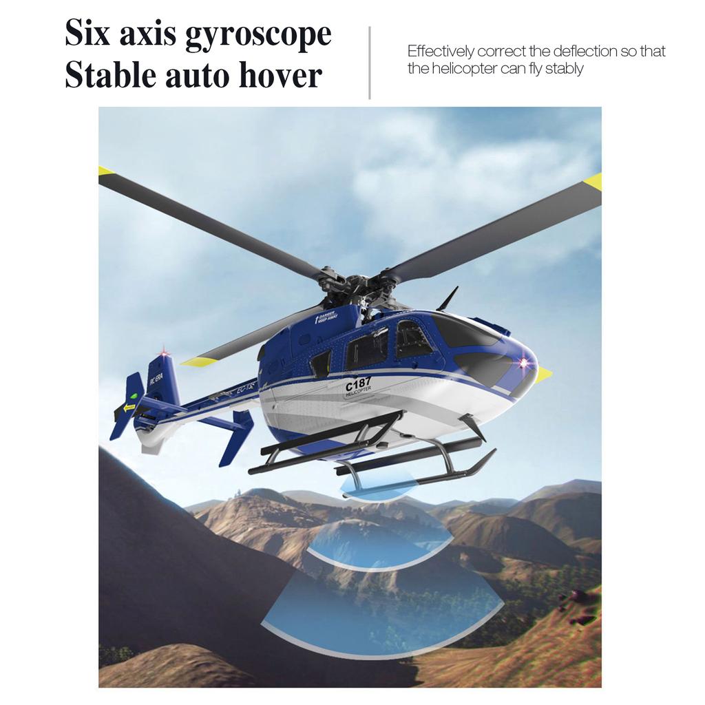 Remote Control Helicopter 2.4GHz Remote Control Drone 6-axis Gyroscope Stabilization Aileronless