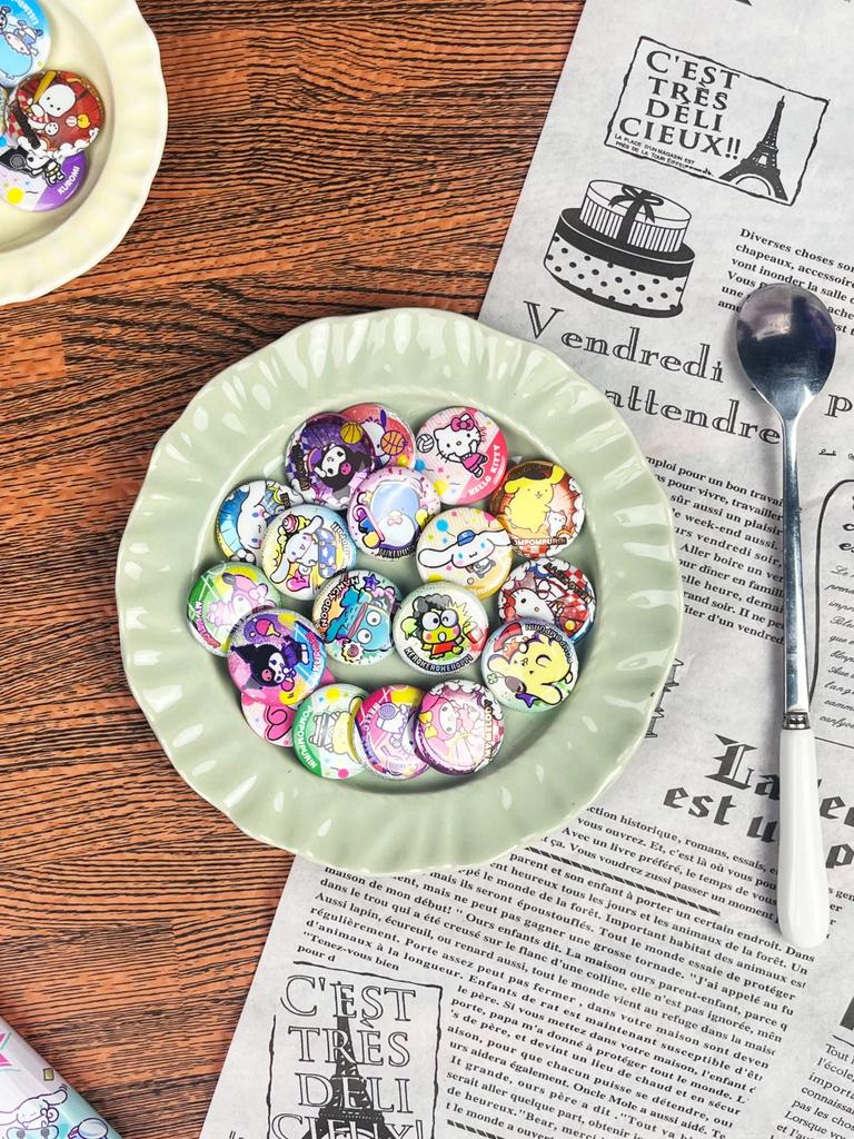 Latest Product In Stock Meileti Yuguigou Family Cute Granule Badge Series First Bullet Tinplate Bar Anime Peripherals Gifts