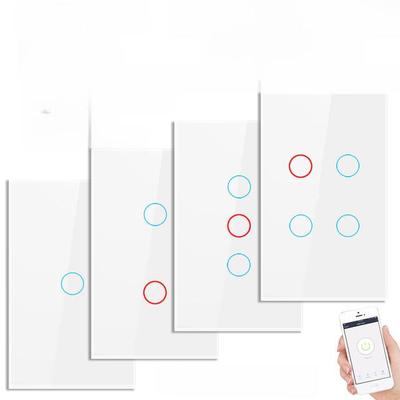 Tuya Smart WiFi + RF US Universal Switch, совместимый с Alexa, с функциями Single/Zero Fire и App Timing