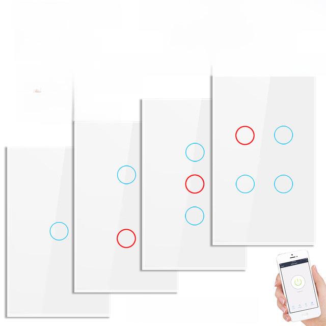 Tuya Smart WiFi + RF US Universal Switch, совместимый с Alexa, с функциями Single/Zero Fire и App Timing
