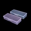 Plastic Rectangle Small Empty Box Nail Art Home Tools Brush Pen Storage Case Bottle,