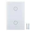Intelligent Touch Light Switch WIFI Wireless APP Voice Remote Control Timing for TUYA 10A