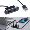 Встраиваемая розетка USB с питанием от USB TYPE-C, мини-адаптер для зарядки на стол 5V2A, розетка для мебели, дивана, настольная удлинительная плата