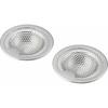 R&M Stainless Steel Perforated Trash Drain for Bathroom, Set of 2, 2014066