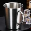Практичная антикоррозийная кружка для воды, термостойкая противоударная кофейная кружка из нержавеющей стали для дома