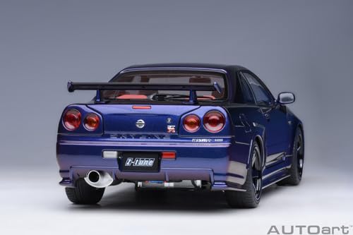 AUTOart 1/18 Scale Nismo R34 GT-R Z-tune Midnight Purple III Finished Product