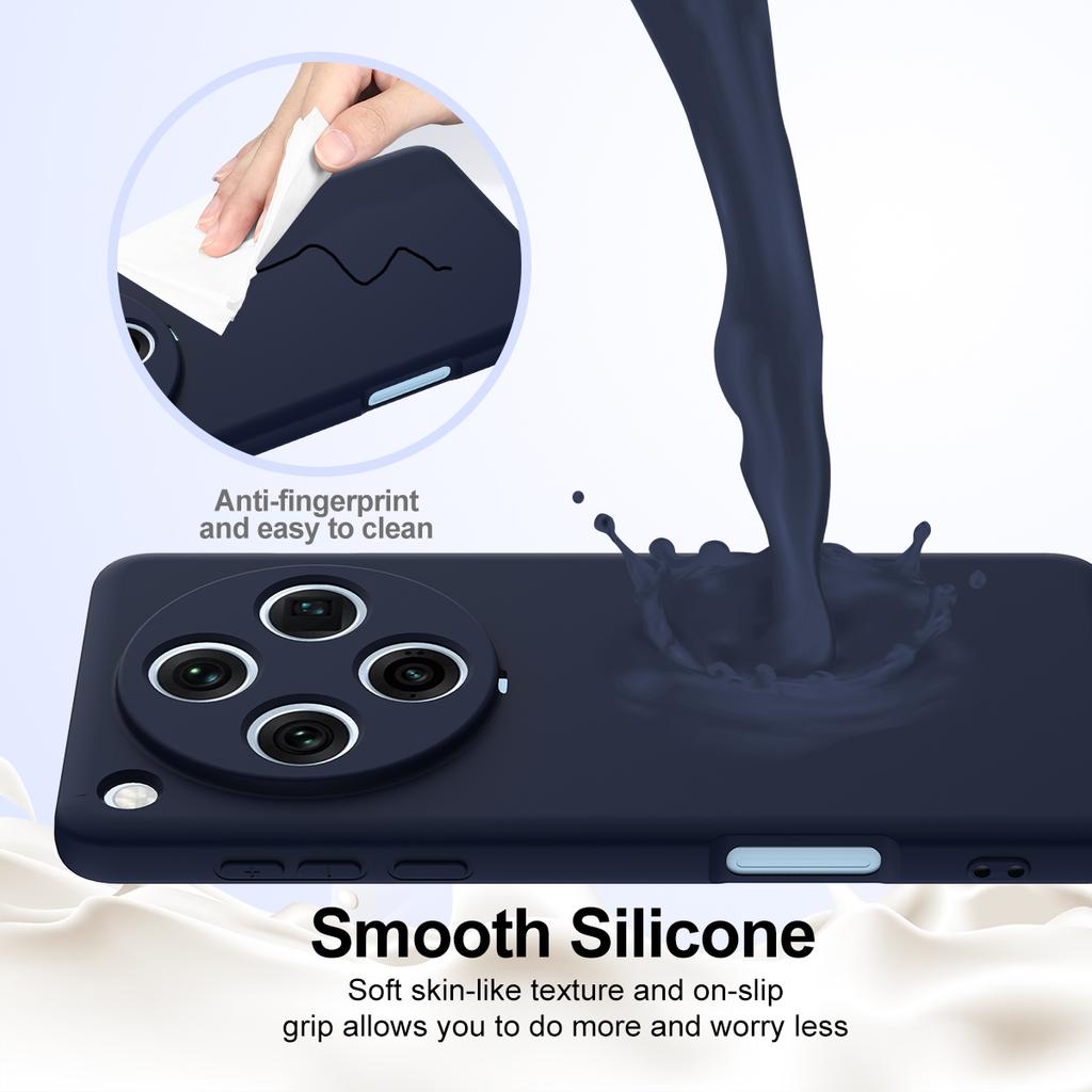 For Oppo Find X8 Pro 5G Magnetic Case Anti-Drop Liquid Silicone Phone Cover