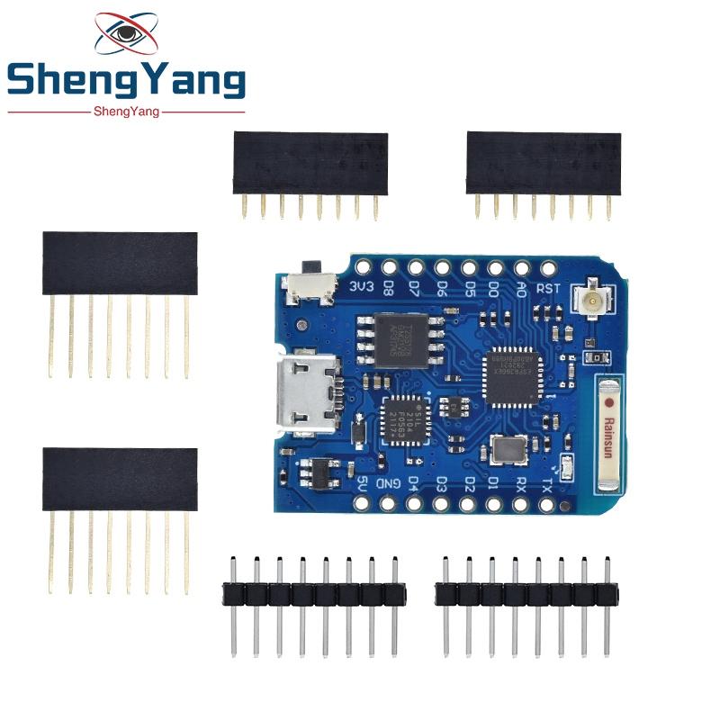 WEMOS D1 Mini Pro 16 МБ Внешний разъем для антенны NodeMCU на базе ESP8266 CP2104 CH9102 WIFI Плата разработки для arduino