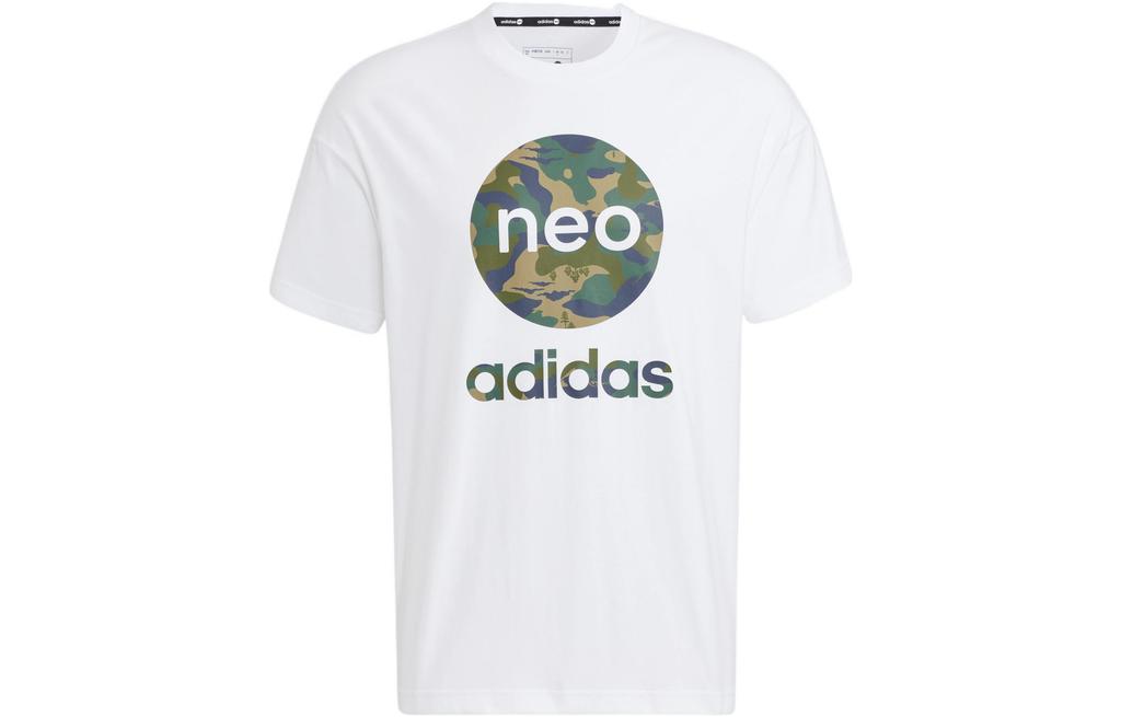Adidas Neo T Shirt Unisex White HN8750