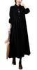 Corduroy Shirt Loose Long Maxi Plus Solid with Pockets 6 [YYQ-SHOP] Women's Dress, Fit, Sleeves, Length, Spring, Autumn, Winter, Sizes, A-Line,