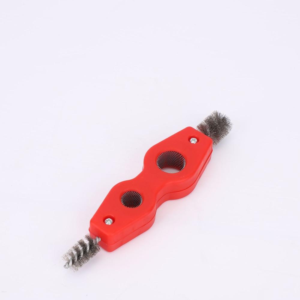 Reamer 4 In 1 Copper Pipe Brush Double-headed Copper Tube Polishing Tool Wire Brush Aluminum Pipe