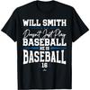 Он Бейсбол Уилл Смит Лос-Анджелес Бейсбол MLBPA Футболка1