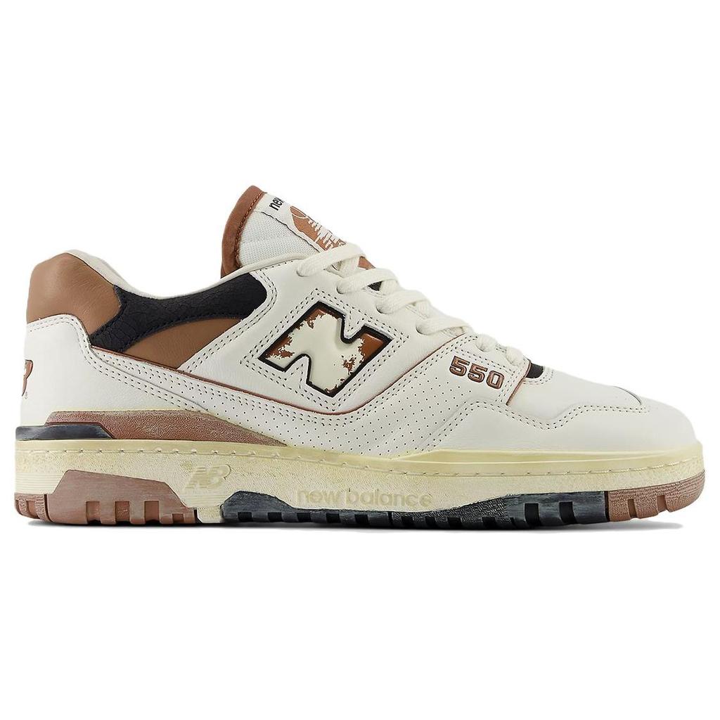 New Balance 550 Vintage Pack — кроссовки унисекс с орехами пекан кремово-черные с морской солью BB550VGC