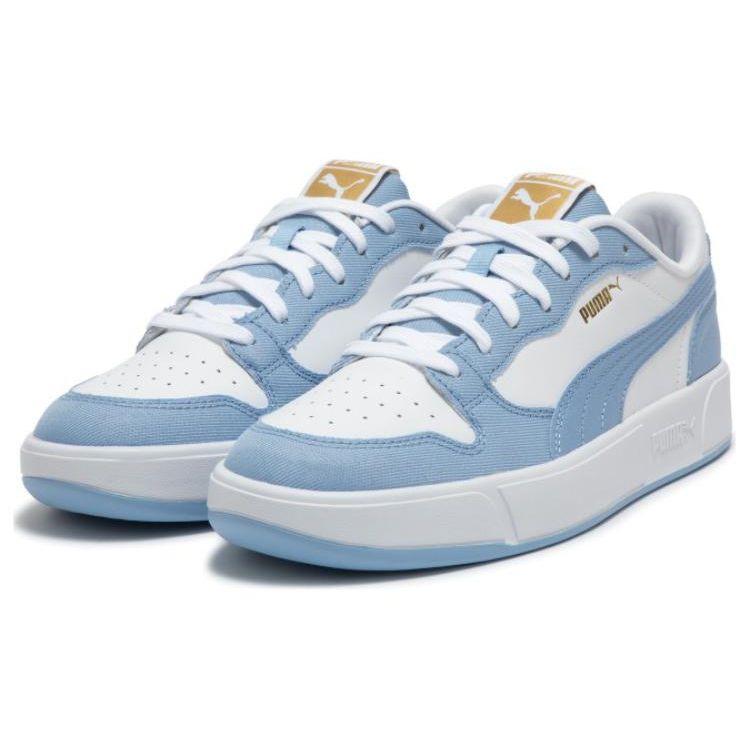 Puma LX Court Low Denim Простые Удобные Низкие Кроссовки Унисекс Белый Синий 399253-01